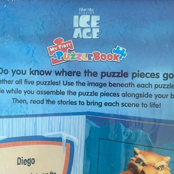 Jigsaw Puzzle Book Ice Age Collision Course Hard Cover - Picture 3 of 11